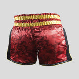 Sandee übernatürliche Kraft Thai Shorts Rot/Schwarz