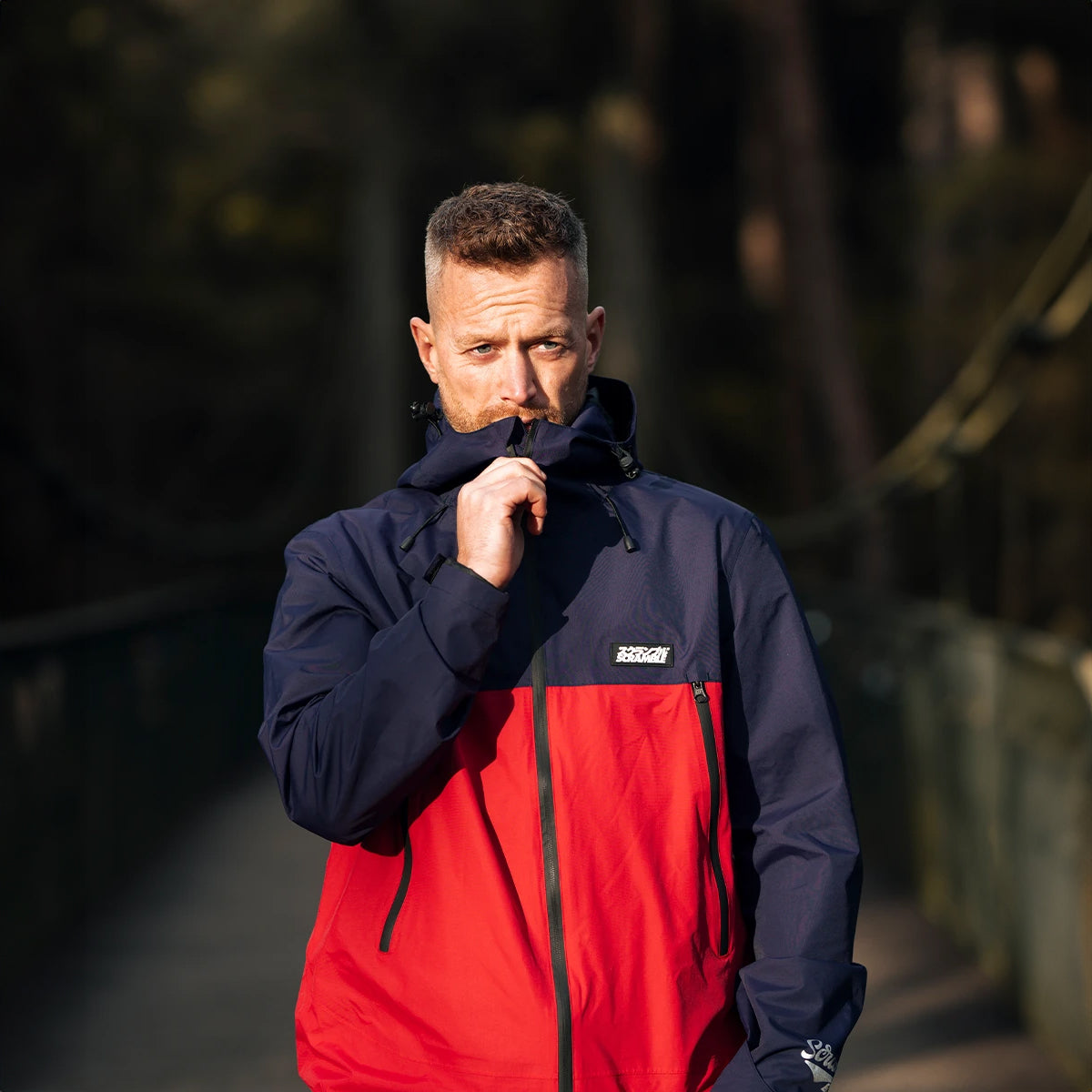 Scramble AME Jacket Red/Navy