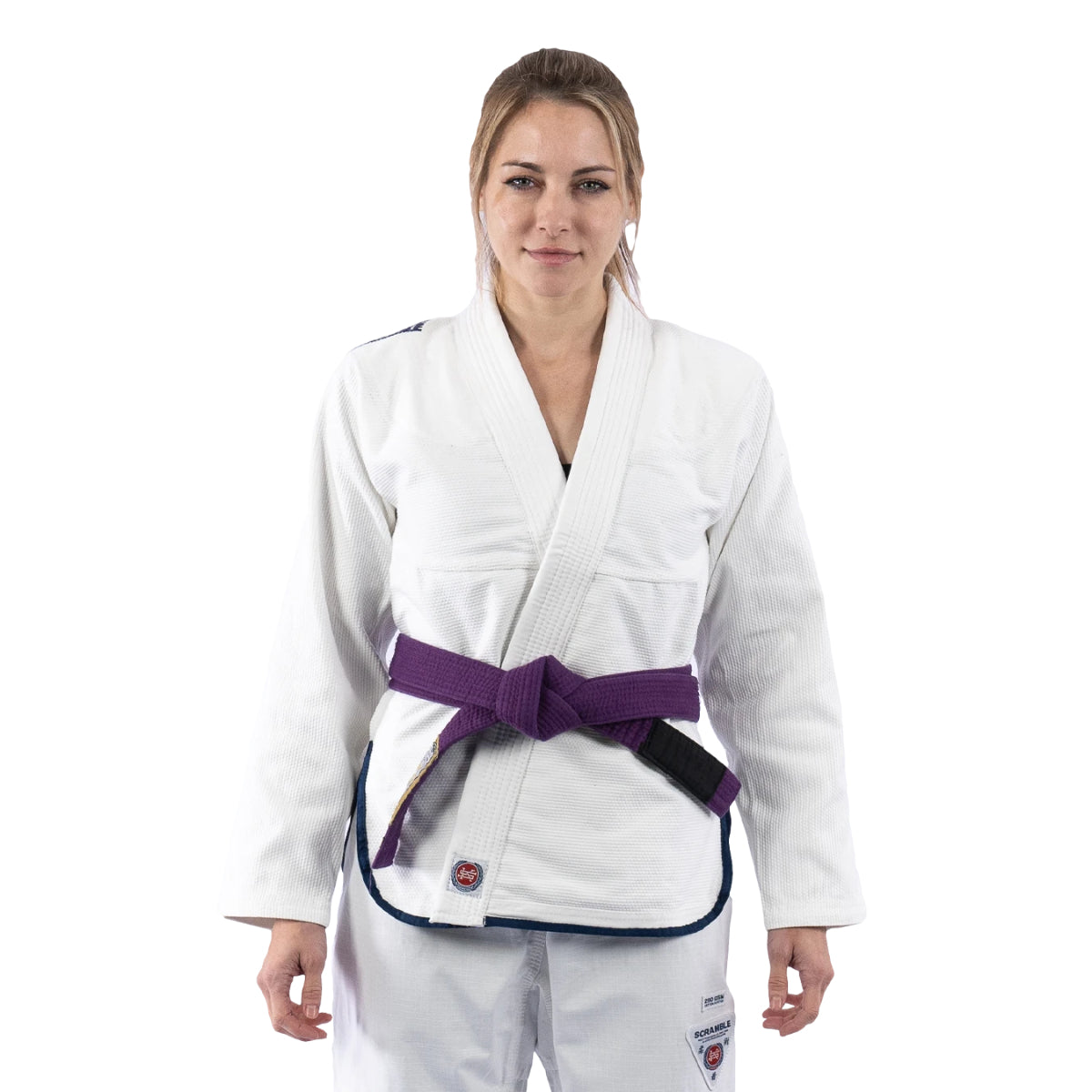 Scramble Athlete Womens BJJ Gi White