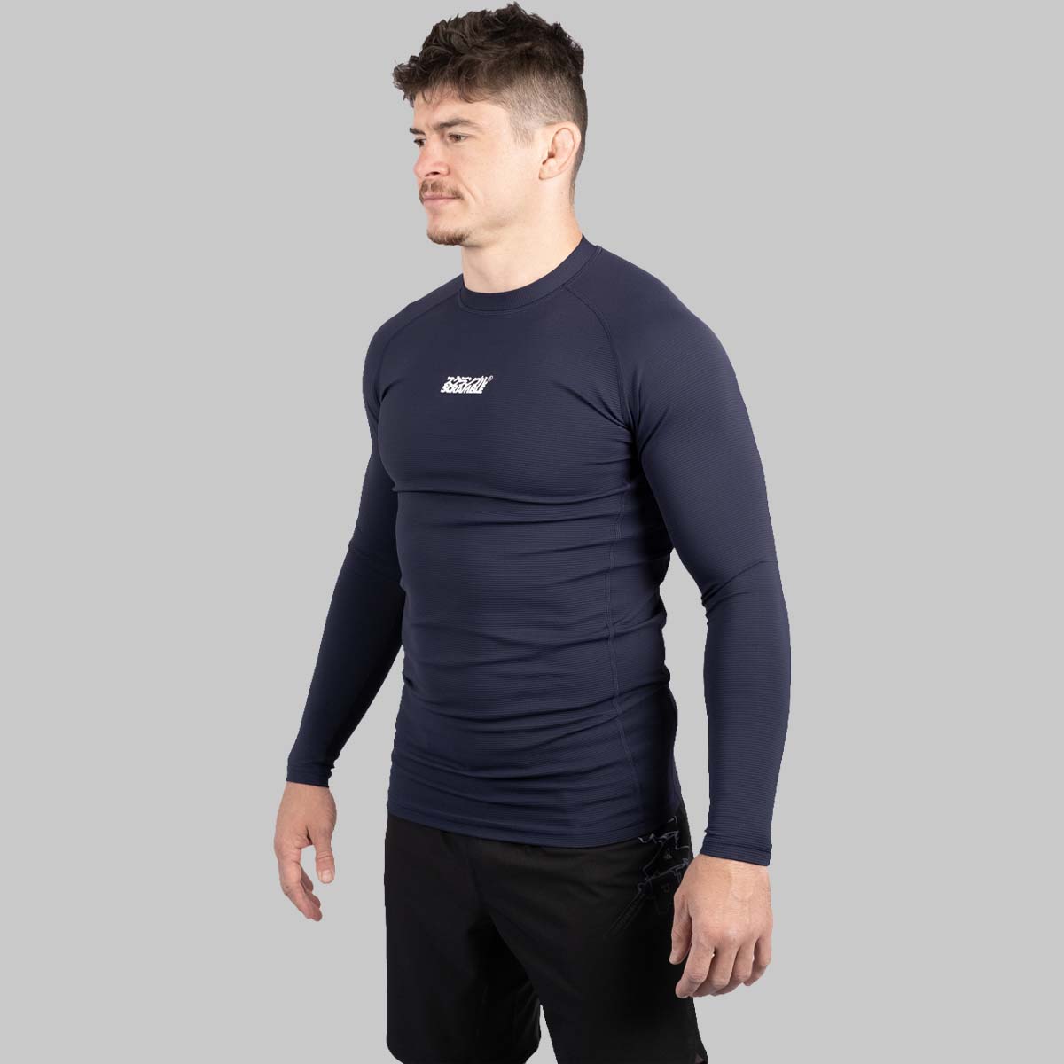 Scramble Hada Rash Guard Navy Blue