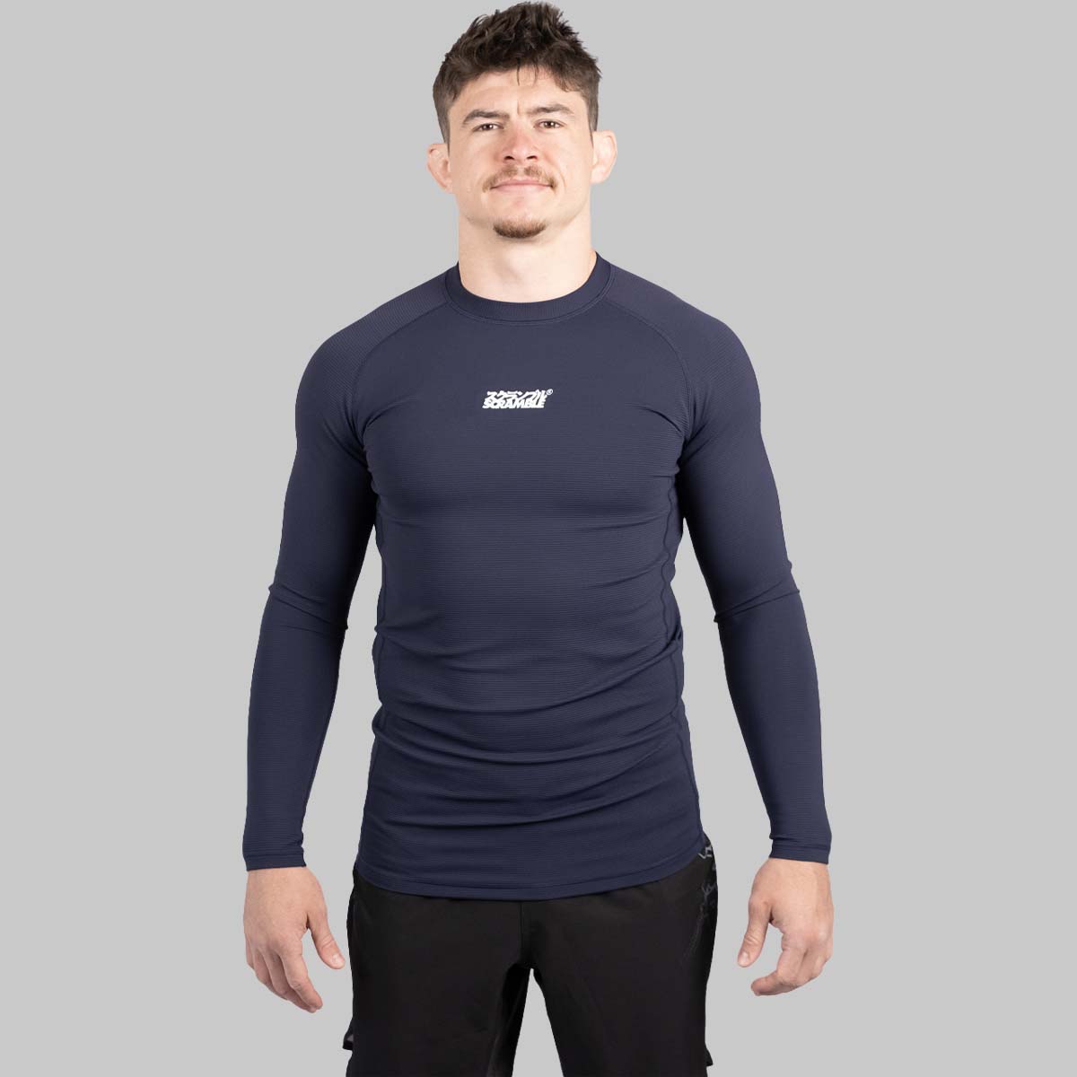 Scramble Hada Rash Guard Navy Blue