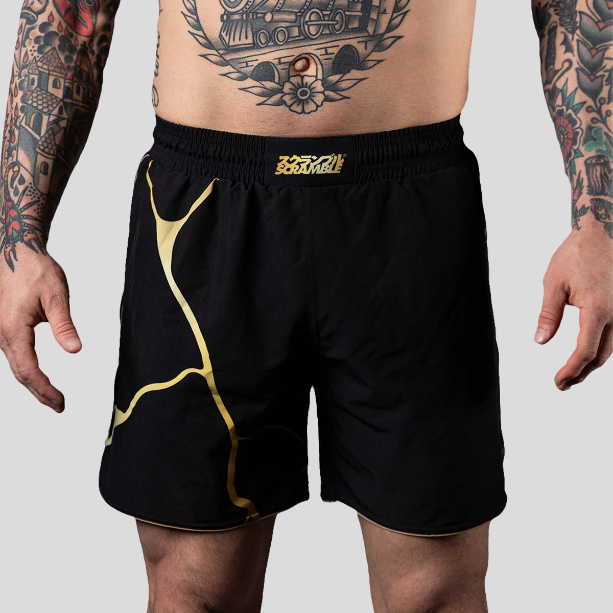 Scramble Kintsugi Grappling Shorts Black