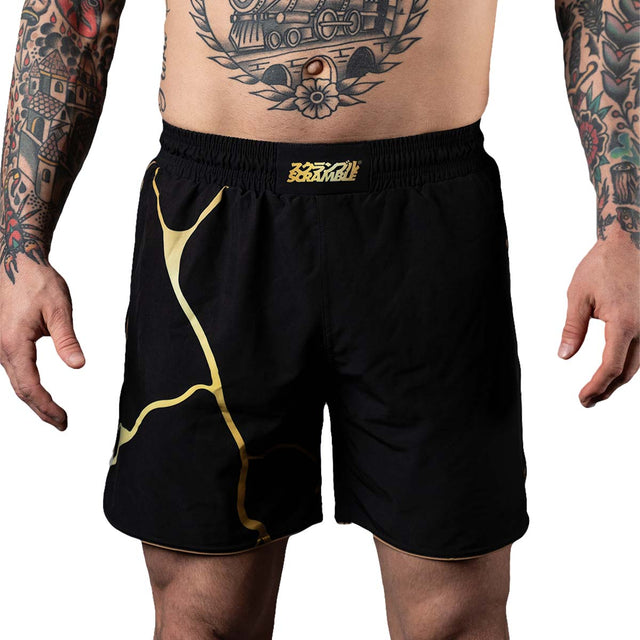 Scramble Kintsugi Grappling Shorts Black