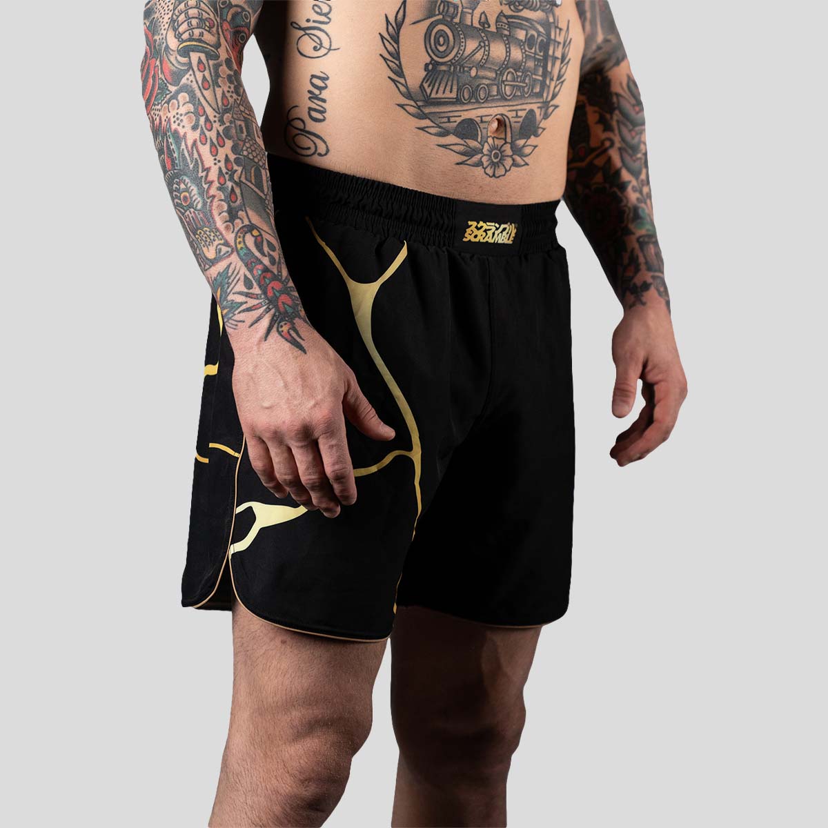 Scramble Kintsugi Grappling Shorts Black