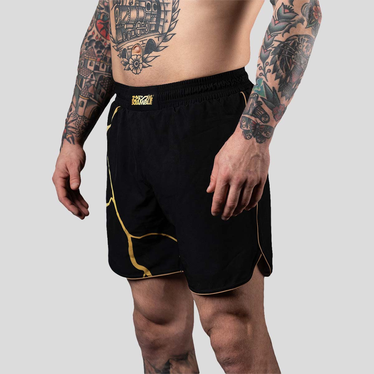 Scramble Kintsugi Grappling Shorts Black