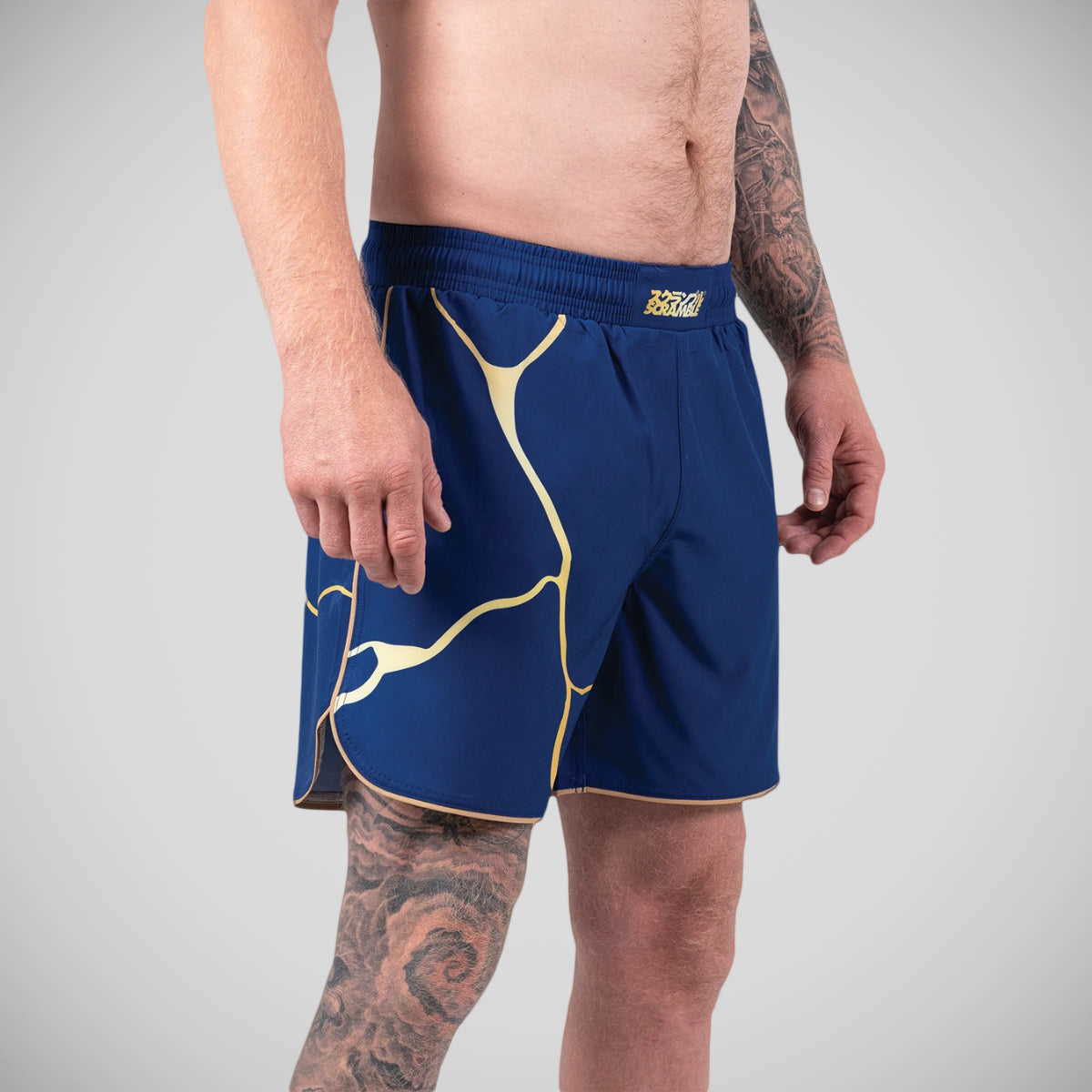 Scramble Kintsugi Grappling Shorts Blue