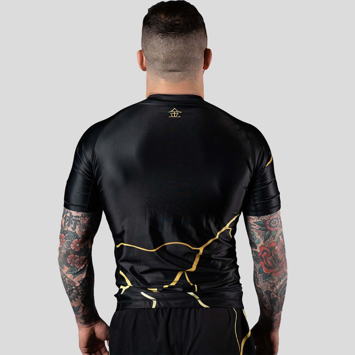 스크램블 Kintsugi Rash Guard Black