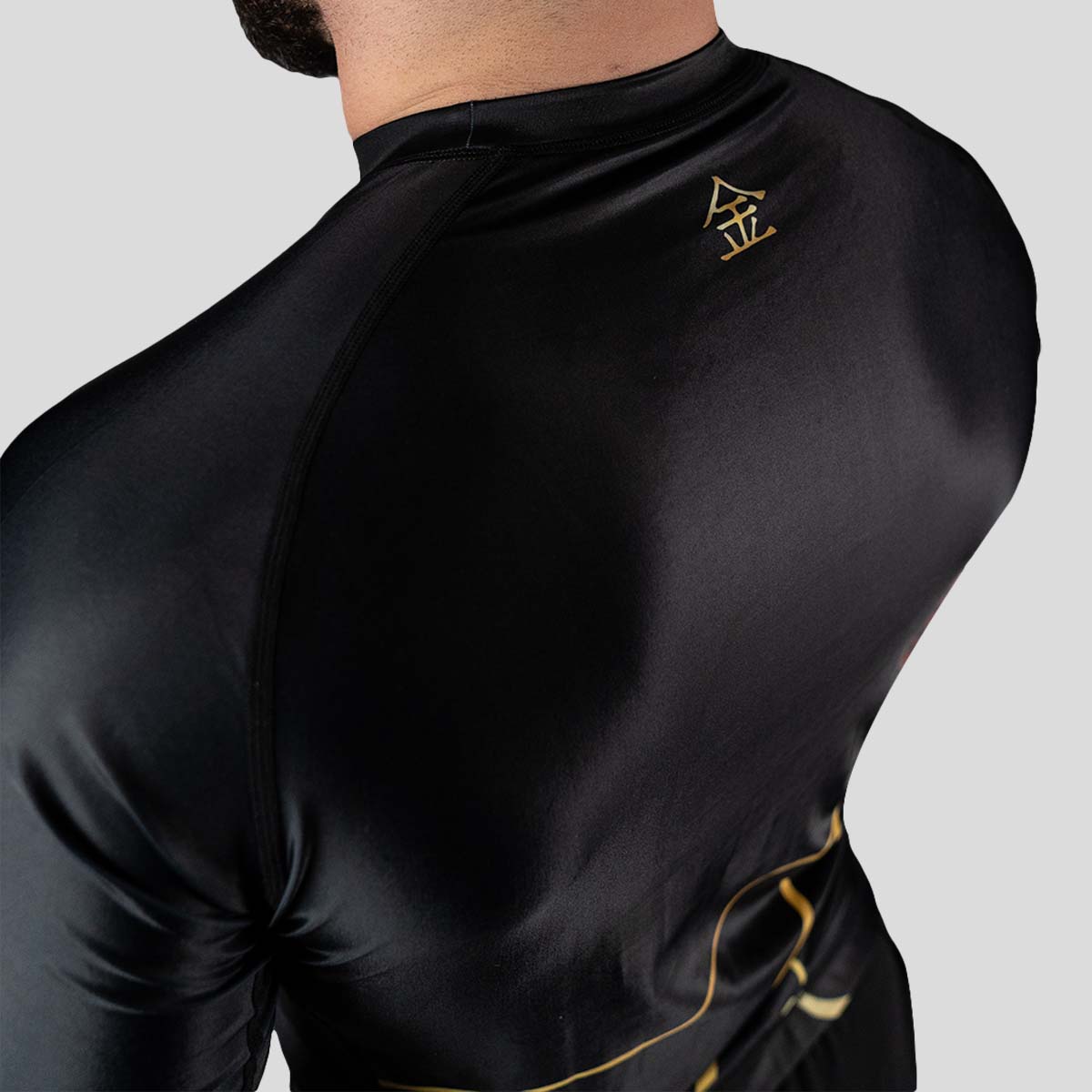 Scramble Kintsugi Rash Guard Black