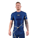 Scramble Kintsugi Rash Guard Blue