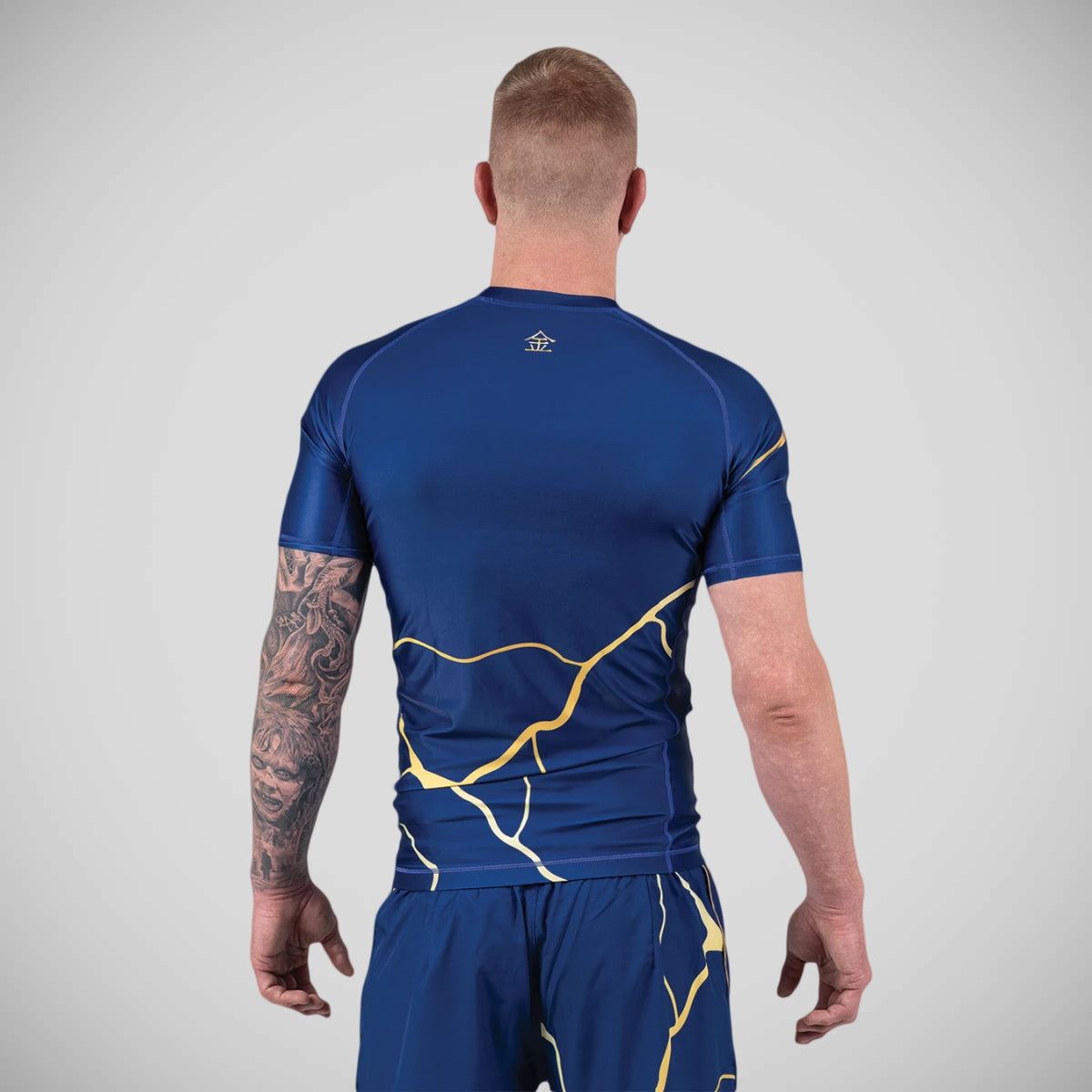 Scramble Kintsugi Rash Guard Blue