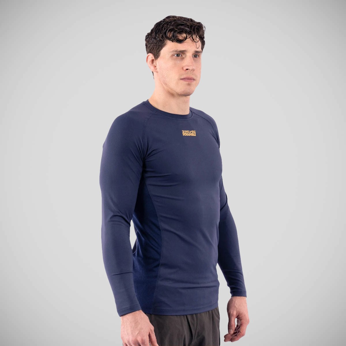 Scramble Shinobi Long Sleeve Rash Guard Navy