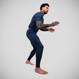 Scramble Shinobi Short Sleeve Rash Guard Navy