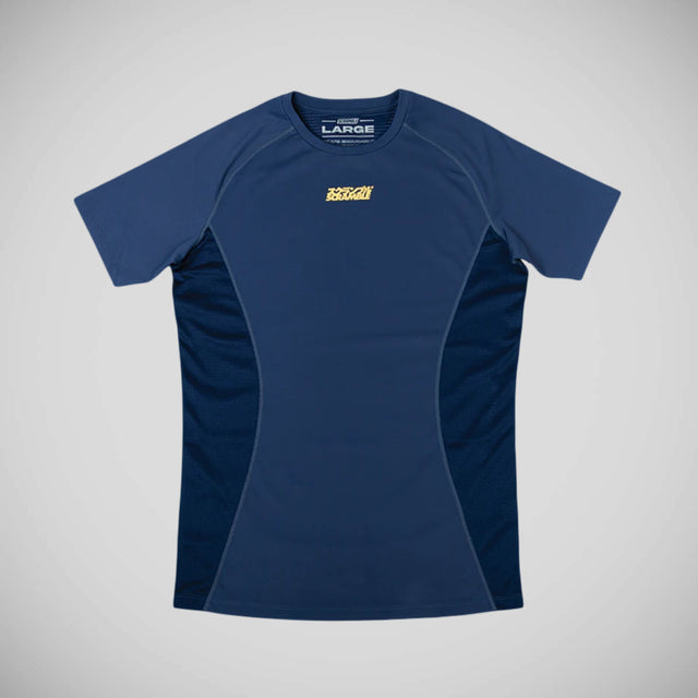 Scramble Shinobi Short Sleeve Rash Guard Navy