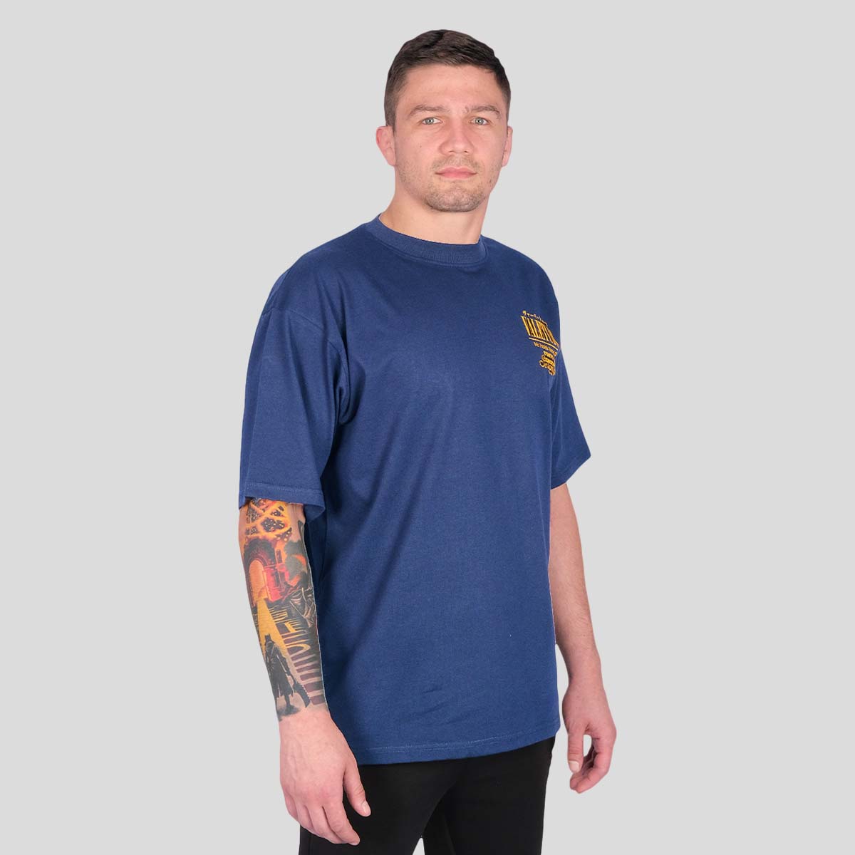 Scramble Vale Tudo Kurzarm T-Shirt Navy