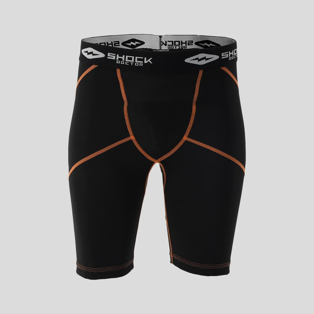Shock Doctor 31790 Women's Compression Short with Pelvic Protector Black