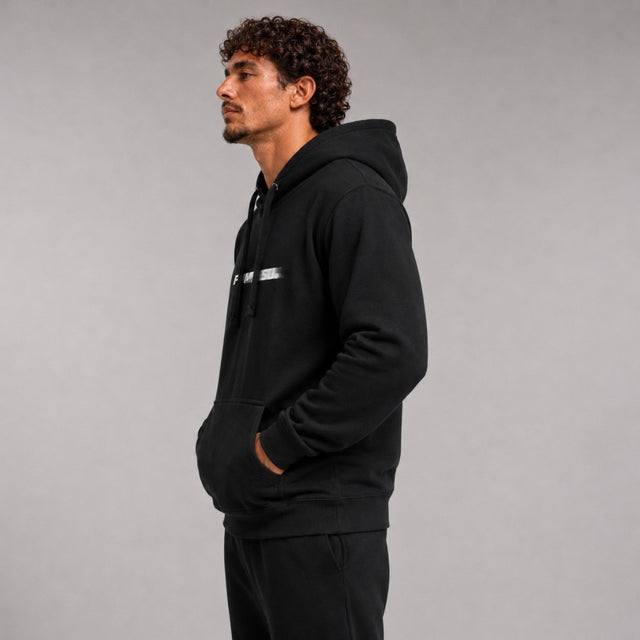 Fumetsu Signature Blur Hoodie Black Lifestyle 4