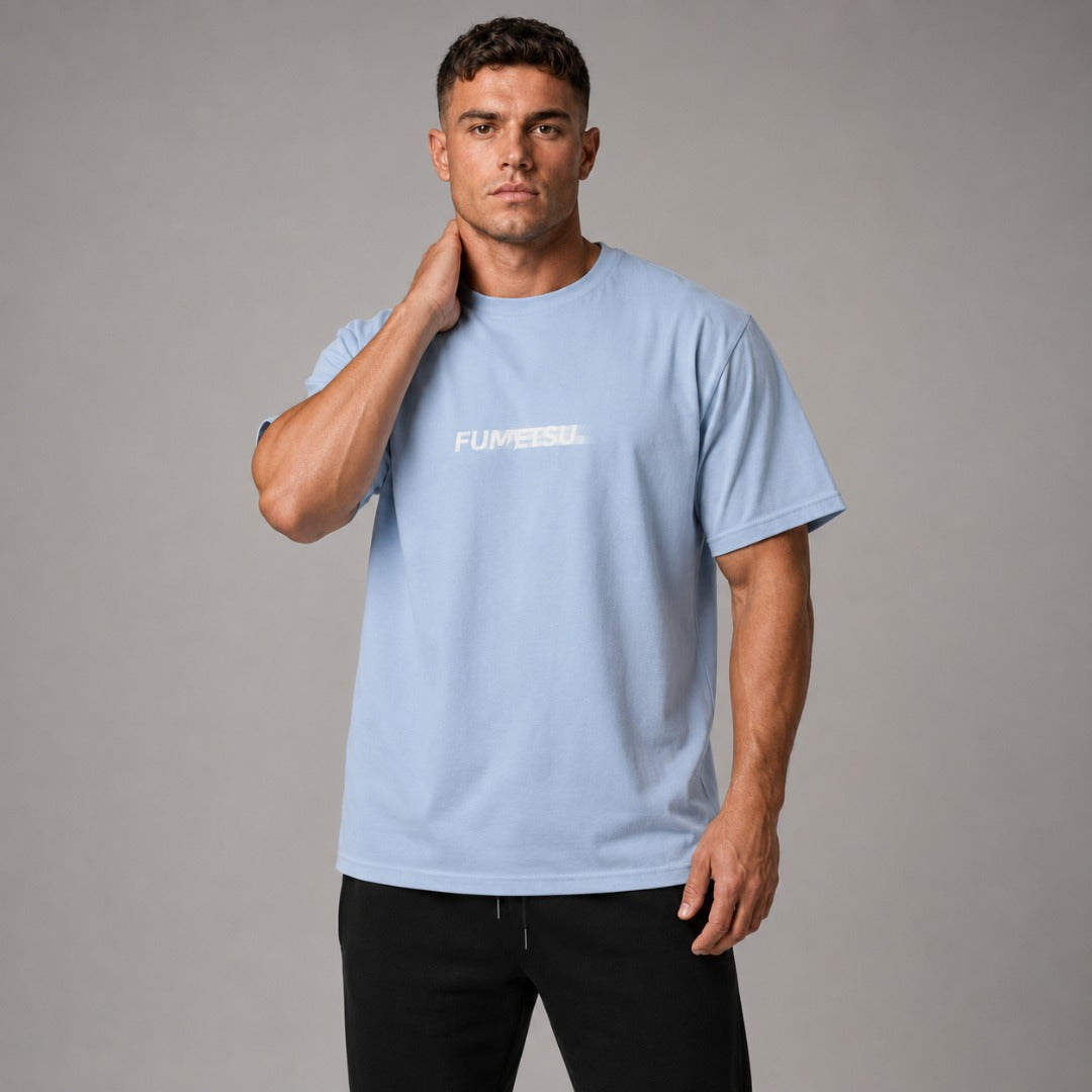 Fumetsu Signature Blur T-Shirt Blue