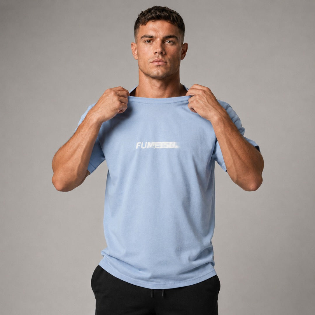 Fumetsu Signature Blur T-Shirt Blue