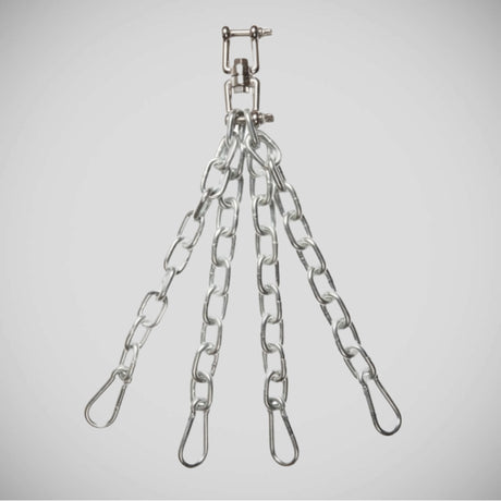 Silver Pro-Box Commercial Weight Four Leg Swivel Punch Bag Chains   