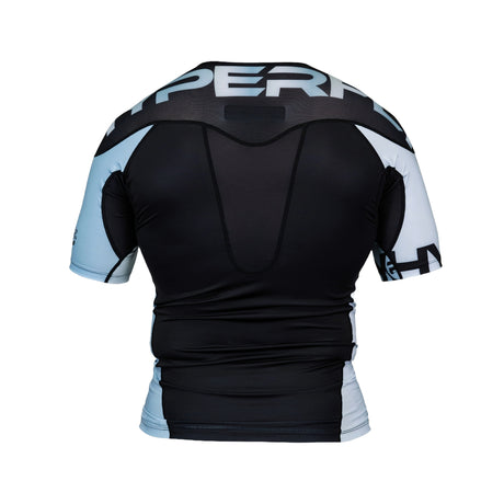 Hyperfly Supreme Edge Short Sleeve Rash Guard Silver