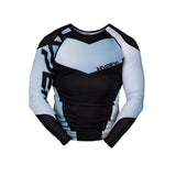 Hyperfly Supreme Edge Long Sleeve Rash Guard Silver