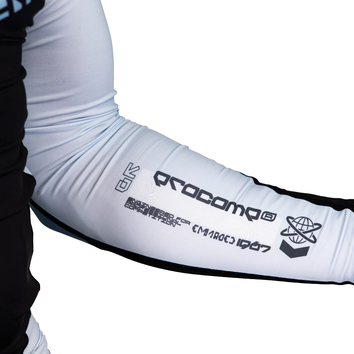 Hyperfly Supreme Edge Long Sleeve Rash Guard Silver