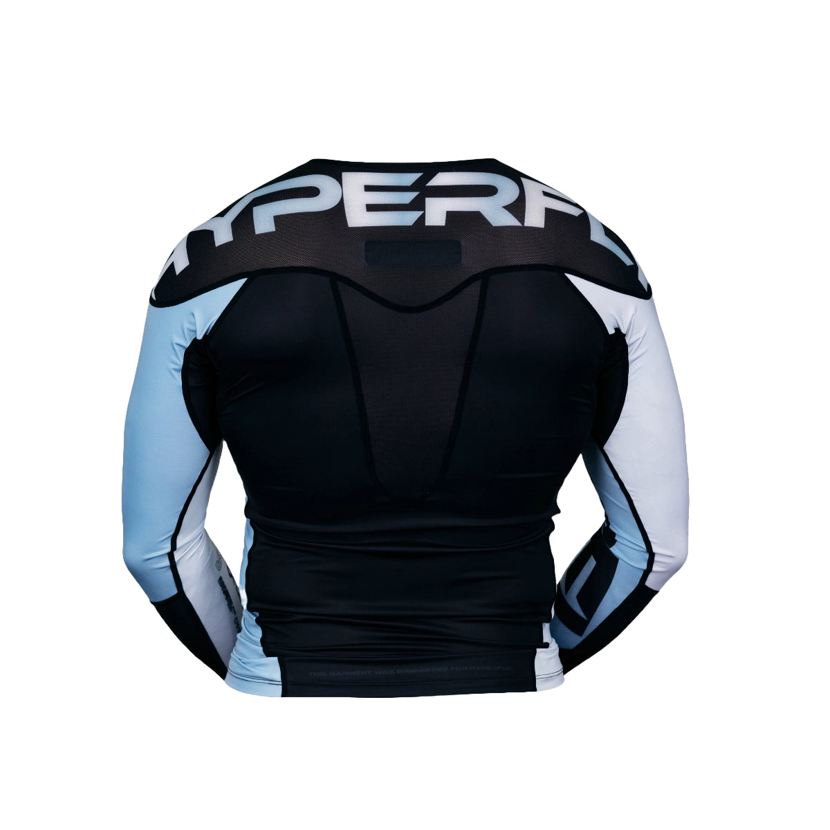 Hyperfly Supreme Edge Long Sleeve Rash Guard Silver