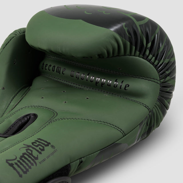 Fumetsu Snake Eyes Boxing Gloves Khaki - design close-up