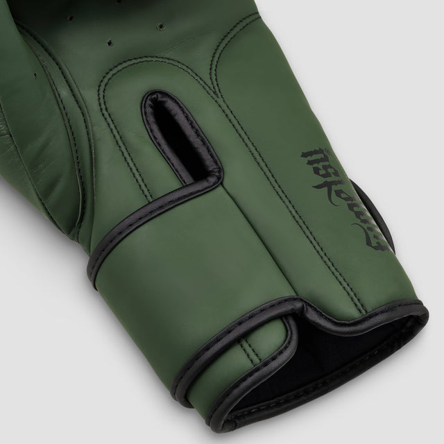 Fumetsu Snake Eyes Boxing Gloves Khaki - fit and palm grip detail
