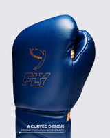 Fly Superlace Pro X 2 Boxing Gloves Space Blue/Gold
