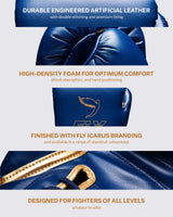 Fly Superlace Pro X 2 Boxing Gloves Space Blue/Gold