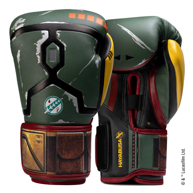 Star Wars Boba Fett Boxing Gloves Green/Yellow