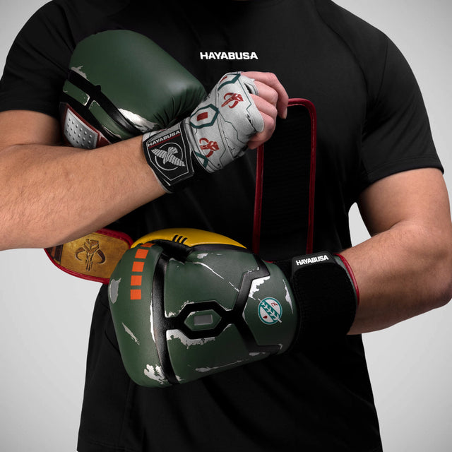 Star Wars Boba Fett Boxing Gloves Green/Yellow