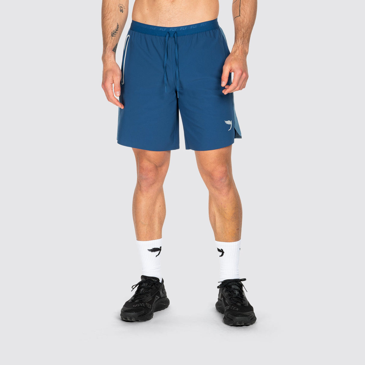 Fly Tempo 2-1 Long Shorts Blue