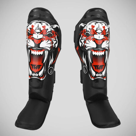 Tuff Sport Black Tiger Muay Thai Shin Pads