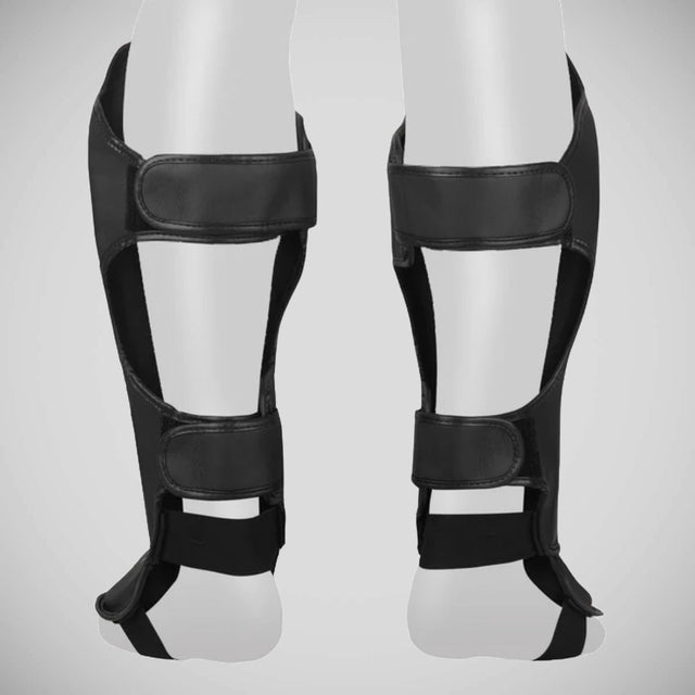 TUFF Sport Black Tiger Muay Thai Shin Pads