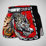 Tuff Sport MRS205 Retro -Stil Red Chinese Dragon Muay Thai Shorts