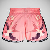 Tuff Sport MRS302 Retro -Stil rosa Vögel mit Rosesa Muay Thai Shorts
