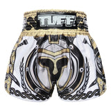 Tuff Sport MS634 Gladiador de Ouro em Shorts Thai Thai White