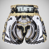 Tuff Sport MS634 Gladiador de Ouro em Shorts Thai Thai White