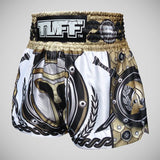 Tuff Sport MS634 Gladiador de Ouro em Shorts Thai Thai White