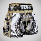 Tuff Sport MS634 Gladiador de Ouro em Shorts Thai Thai White
