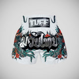 TUFF Sport MS677 Origin of Thai Rooster Muay Thai Shorts White