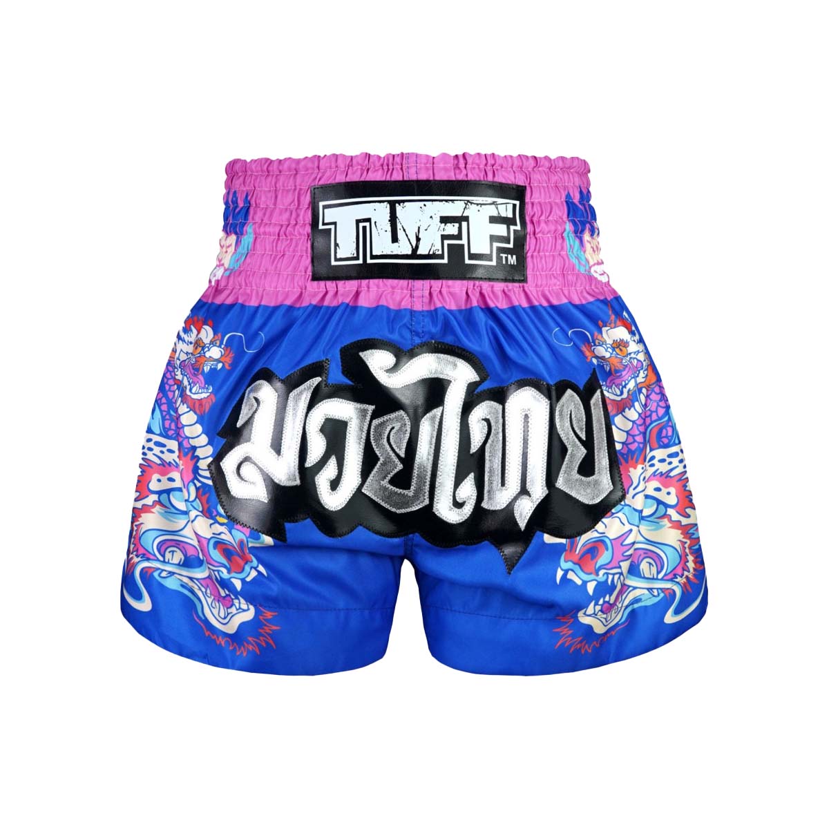 Tuff Sport MS686 Dragonforce Muay Thai Shorts Blue/Pink
