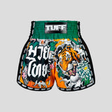 TUFF Sport MSC105 Tora Mori to Kingyo Muay Thai Shorts Green