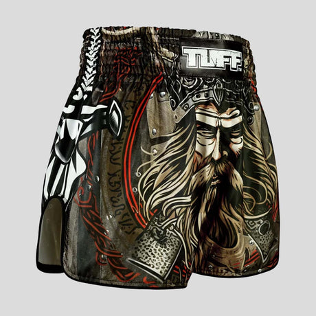 Tuff Sport RMS120 Hochgeschnittene Retro-Berserkers Fury Muay Thai Shorts