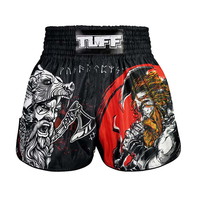 TUFF Sport RMS121 High-Cut Retro The Barbarian Muay Thai Shorts