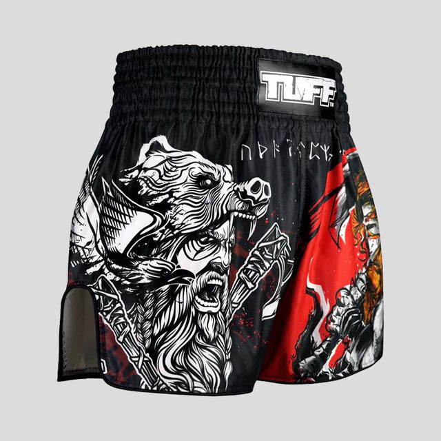 TUFF Sport RMS121 High-Cut Retro The Barbarian Muay Thai Shorts