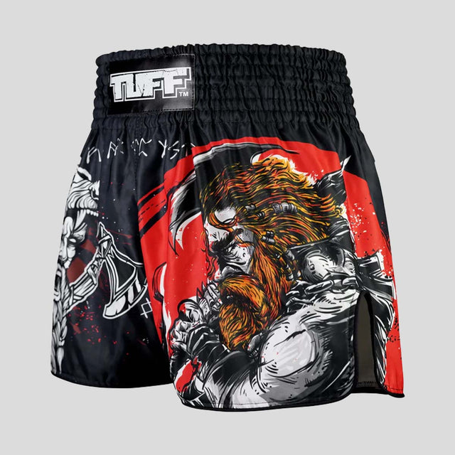 TUFF Sport RMS121 High-Cut Retro The Barbarian Muay Thai Shorts