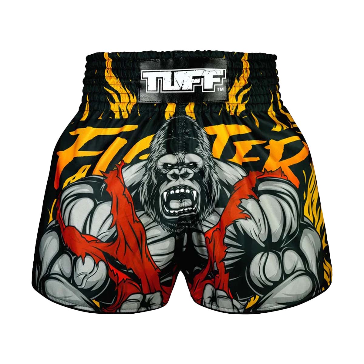 TUFF Sport RMS122 Wysokie retro gigantyczne bestia Muay Thai Shorts